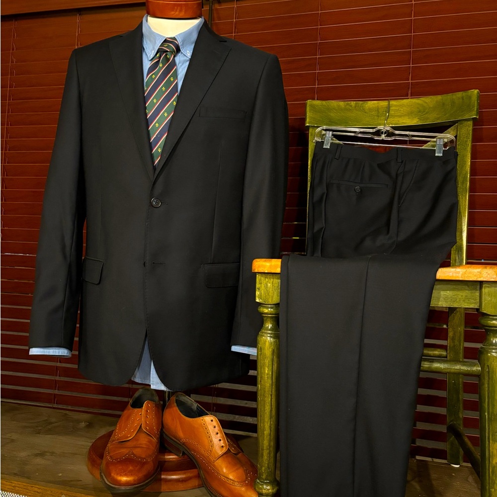Rich Navy Suit Jacket & Pants